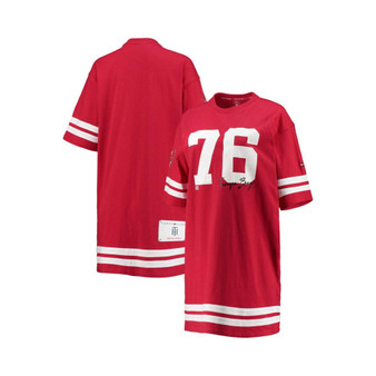 Women's Red Tampa Bay Buccaneers Clair Half-Sleeve Dress