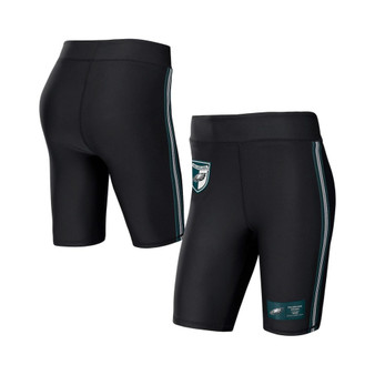 Women's Black Philadelphia Eagles Biker Shorts