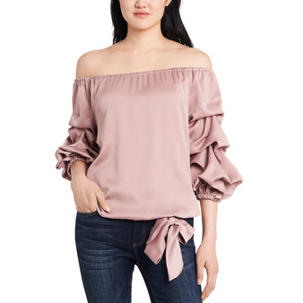 Petite Puff-Sleeve Blouse