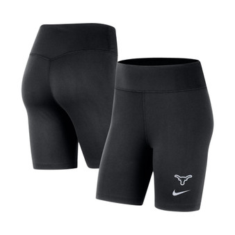Women's Black Texas Longhorns Performance Biker Shorts