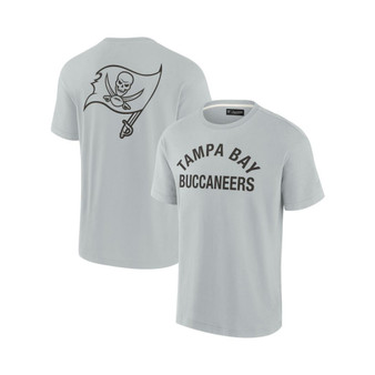 Men's and Women's Gray Tampa Bay Buccaneers Super Soft Short Sleeve T-shirt