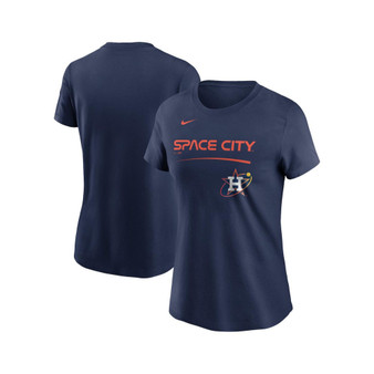 Women's Navy Houston Astros City Connect Wordmark T-shirt