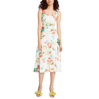 Women's Riviera Tiered Floral Midi Dress