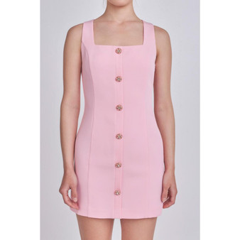 Women's Sleeveless Suit Mini Dress