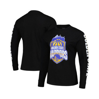 Men's and Women's Black Golden State Warriors NBA Crest Long Sleeve T-shirt