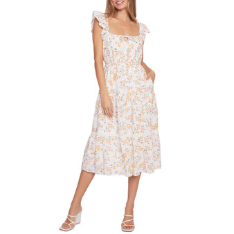 Women's Cotton Acroplis Hills Midi Dress