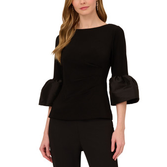 Women's Boat-Neck Bell-Sleeve Top