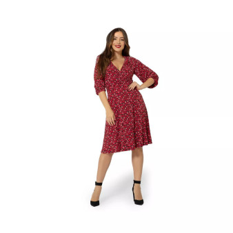Women's Puff-Sleeve Sweetheart Becca Dress