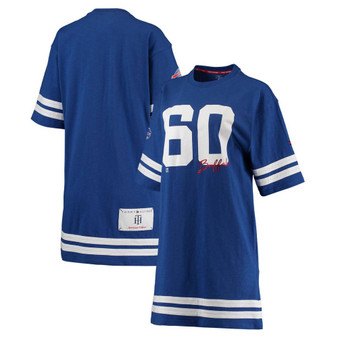 Women's Royal Buffalo Bills Clair Half-Sleeve Dress