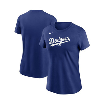Women's Royal Los Angeles Dodgers Wordmark T-shirt