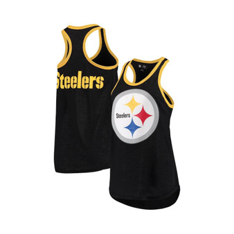 Women's Black Pittsburgh Steelers Tater Tank Top