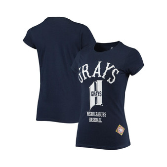 Women's Navy Homestead Grays Negro League Logo T-shirt