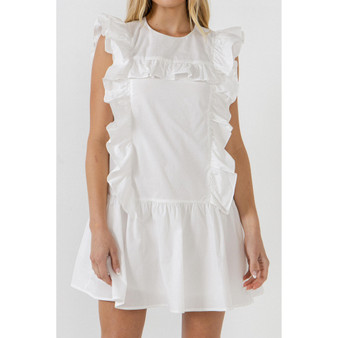 Women's Ruffled Mini Dress