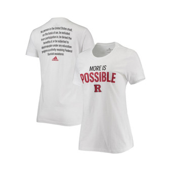 Women's White Rutgers Scarlet Knights More Is Possible T-shirt