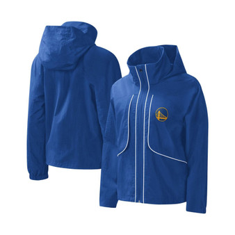 Women's Royal Golden State Warriors Last Shot Full-Zip Hoodie