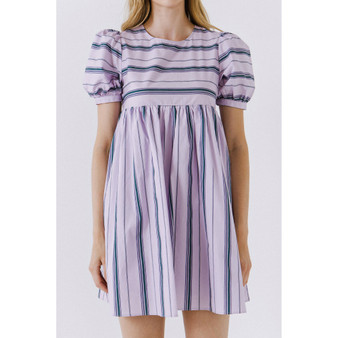 Women's Striped Mini Dress