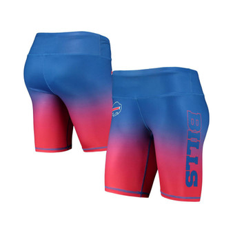 Women's Royal Buffalo Bills Gradient Biker Shorts