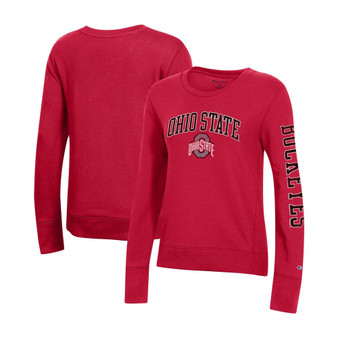 Women's Red Ohio State Buckeyes University 2.0 Fleece Sweatshirt