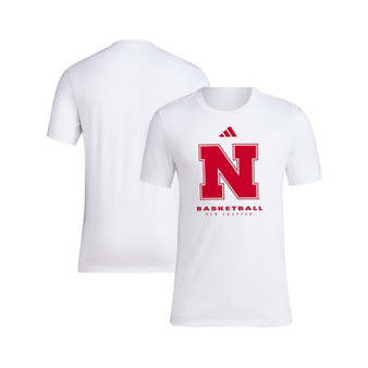 Men's and Women's White Nebraska Huskers 2023 On Court Bench Fresh T-shirt