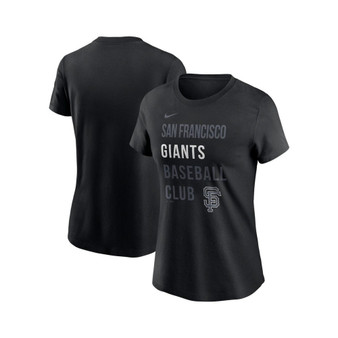 Women's Black San Francisco Giants Baseball Club T-shirt