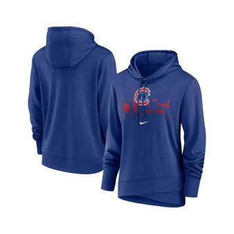Women's Royal Chicago Cubs Diamond Knockout Performance Pullover Hoodie