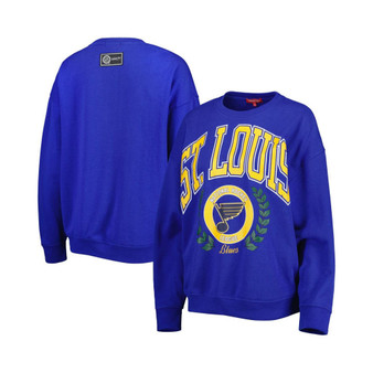 Women's Blue St. Louis Blues Logo 2.0 Pullover Sweatshirt
