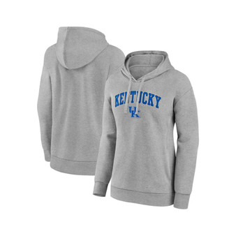 Women's Branded Heather Gray Kentucky Wildcats Evergreen Campus Pullover Hoodie