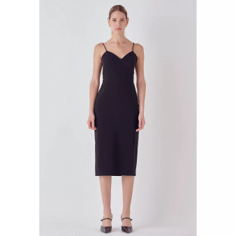 Women's Strappy Midi Pencil Dress