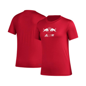 Women's Red New York Red Bulls AEROREADY Club Icon T-shirt