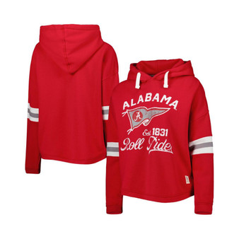 Women's Crimson Alabama Crimson Tide Super Pennant Pullover Hoodie