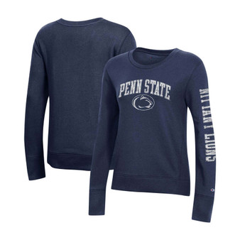 Women's Navy Penn State Nittany Lions University 2.0 Fleece Sweatshirt