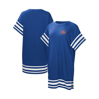 Women's Royal Chicago Cubs Cascade T-shirt Dress