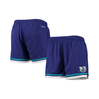 Women's  Purple Charlotte Hornets Hardwood Classics Jump Shot Shorts