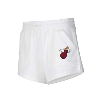Women's White Miami Heat Sunray Shorts