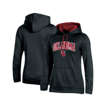 Women's Black Oklahoma Sooners Arch Logo 2.0 Pullover Hoodie