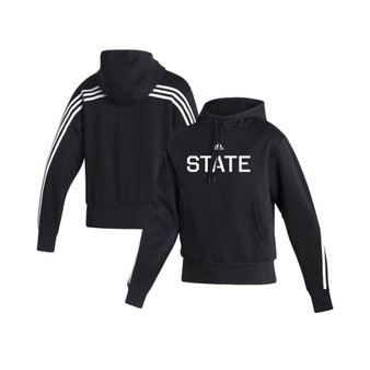 Women's Mike Leach Black Mississippi State Bulldogs Fashion Pullover Hoodie