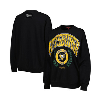 Women's Black Pittsburgh Penguins Logo 2.0 Pullover Sweatshirt