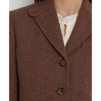 Women's Herringbone Tweed Blazer