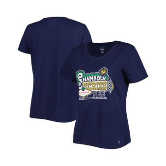 Women's Navy Notre Dame Fighting Irish 2022 Shamrock Series Performance T-shirt