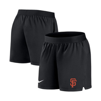 Women's Black San Francisco Giants Authentic Collection Flex Vent Max Performance Shorts