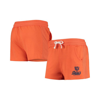 Women's Orange Chicago Bears Tri-Blend Shorts