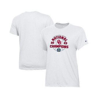 Women's White Oklahoma Sooners 2023 NCAA Softball Women's College World Series Champions Locker Room T-shirt