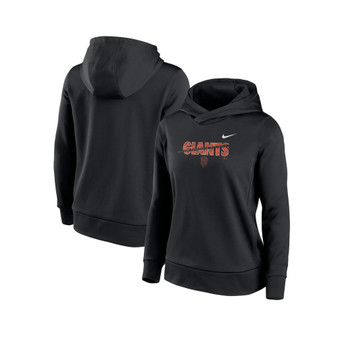 Women's Black San Francisco Giants Club Angle Performance Pullover Hoodie