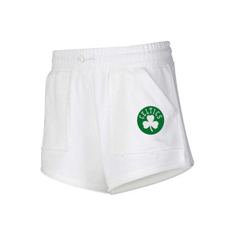 Women's White Boston Celtics Sunray Shorts