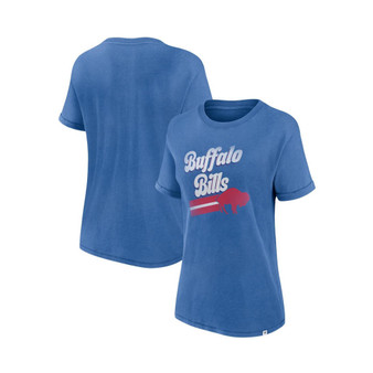 Women's Branded Royal Buffalo Bills Hit Snow Washed T-shirt