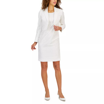 Women's Jacquard Open-Front Cropped Jacket