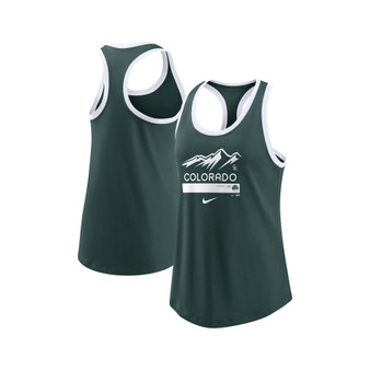 Women's Green Colorado Rockies City Connect Tri-Blend Tank Top