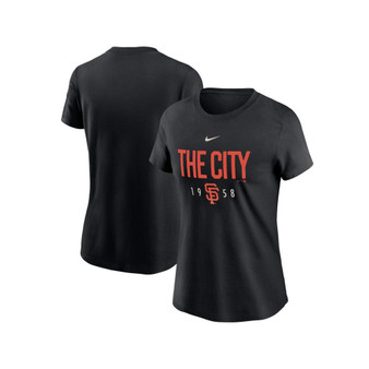Women's Black San Francisco Giants Local Team T-shirt