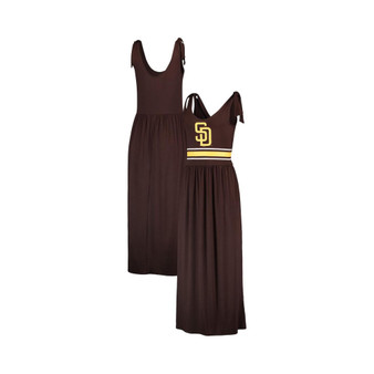 Women's Brown San Diego Padres Game Over Maxi Dress