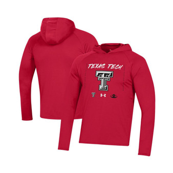Men's and Women's Red Texas Tech Red Raiders 2023 On Court Bench Shooting Long Sleeve Hoodie T-shirt
